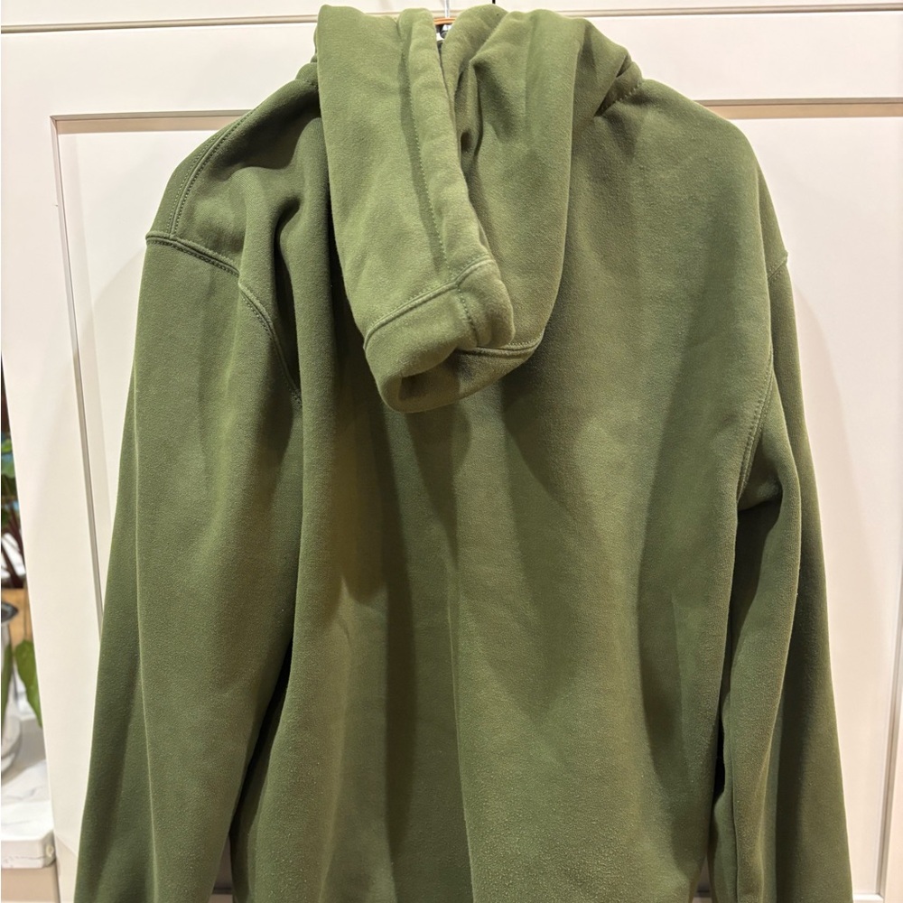 Carhartt Olive Green Half-Zip Hoodie - Picture 2 of 4